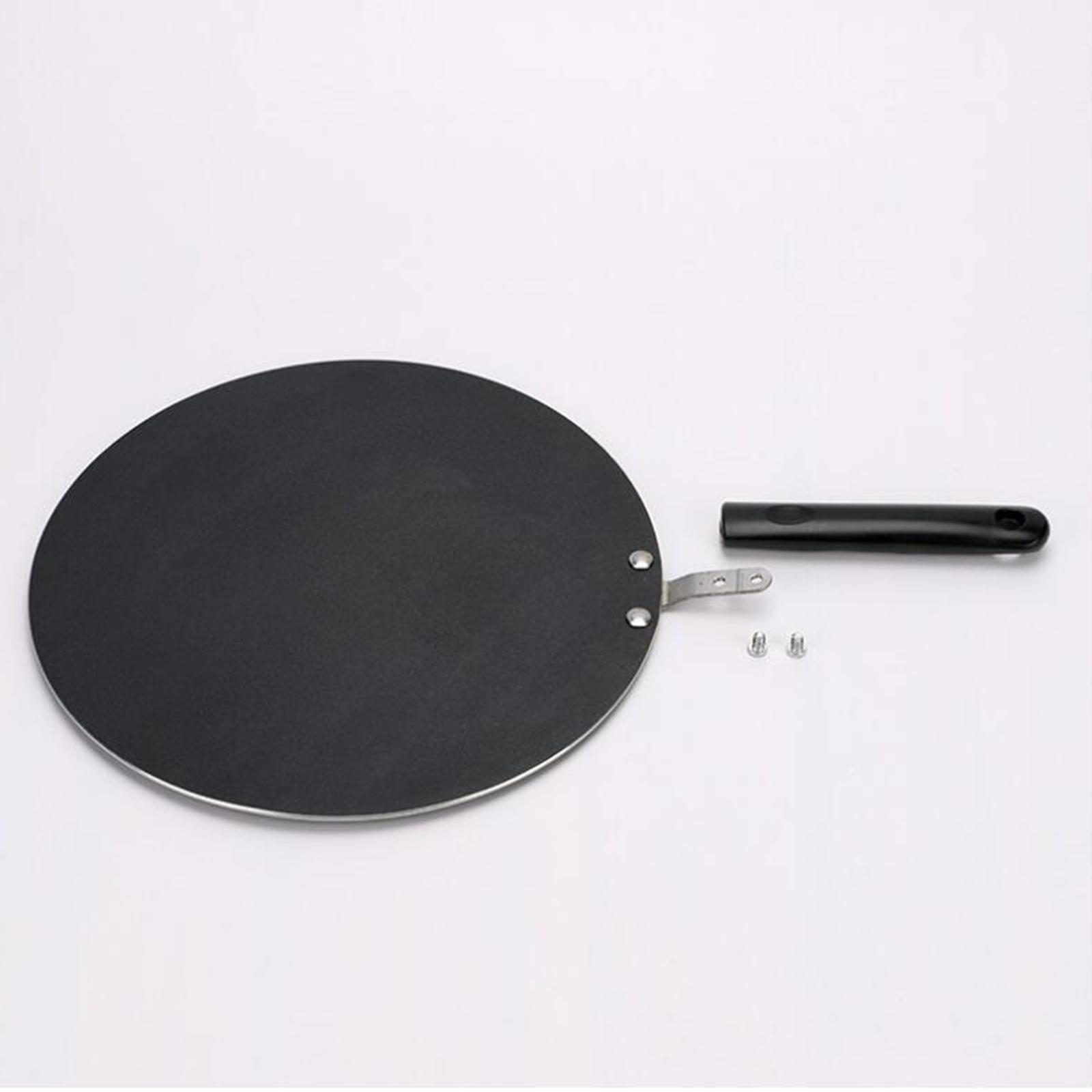 Mini Pancake Griddle - Mini-Pfannkuchen-Grillplatte, runde, antihaftbeschichtete indische Flugkuchen-Bratpfanne, Eisen-Pfannkuchen-Grillhalter,