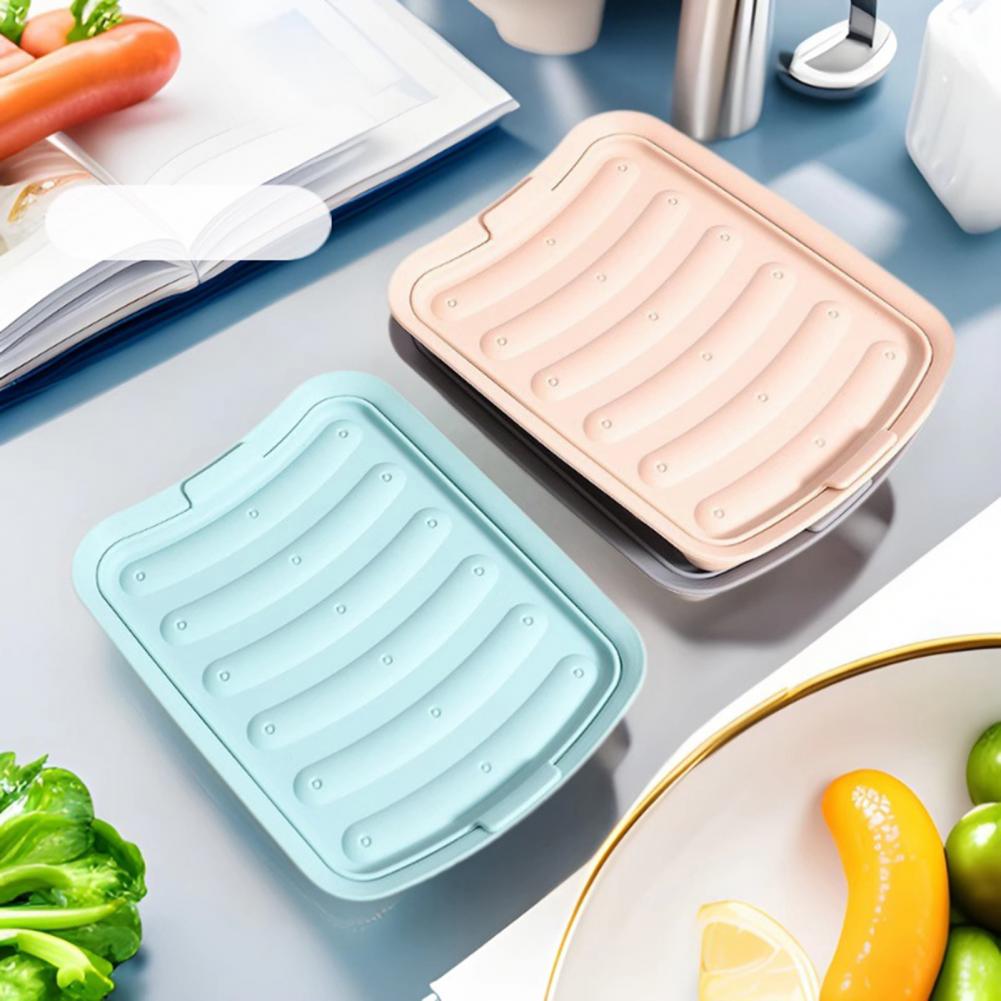 Donut Mold Silicone - Silikon-Wurstform, hitzebeständig, antihaftbeschichtet, spülmaschinenfest, wiederverwendbares Backwerkzeug