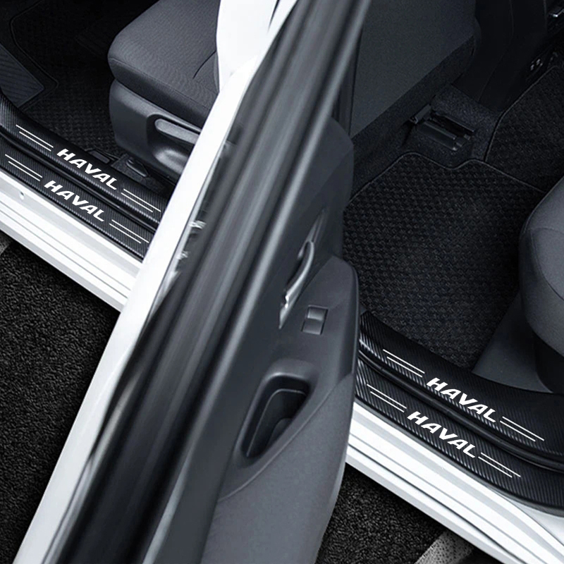 1/4/5 Stück Auto-Türschweller- – Crepe Pan Carbon Bewertung und Preis
